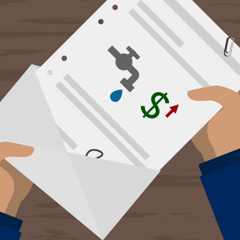 how to read a water bill